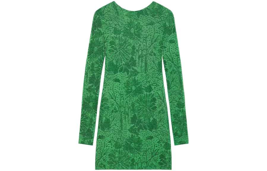 Givenchy Givenchy Lurex Floral Jacquard Dress