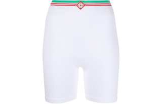Casablanca striped-waist shorts