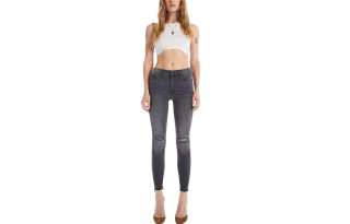 MOTHER Jeans Women's Gray Moderate Straight Fit Pants