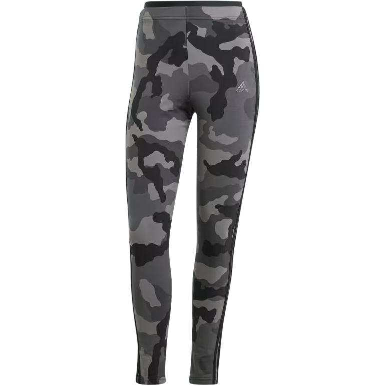 Adidas Adidas Free Shipping With AdiClub Essentials 3-Stripes Camo Print 7/8 Length Leggings
