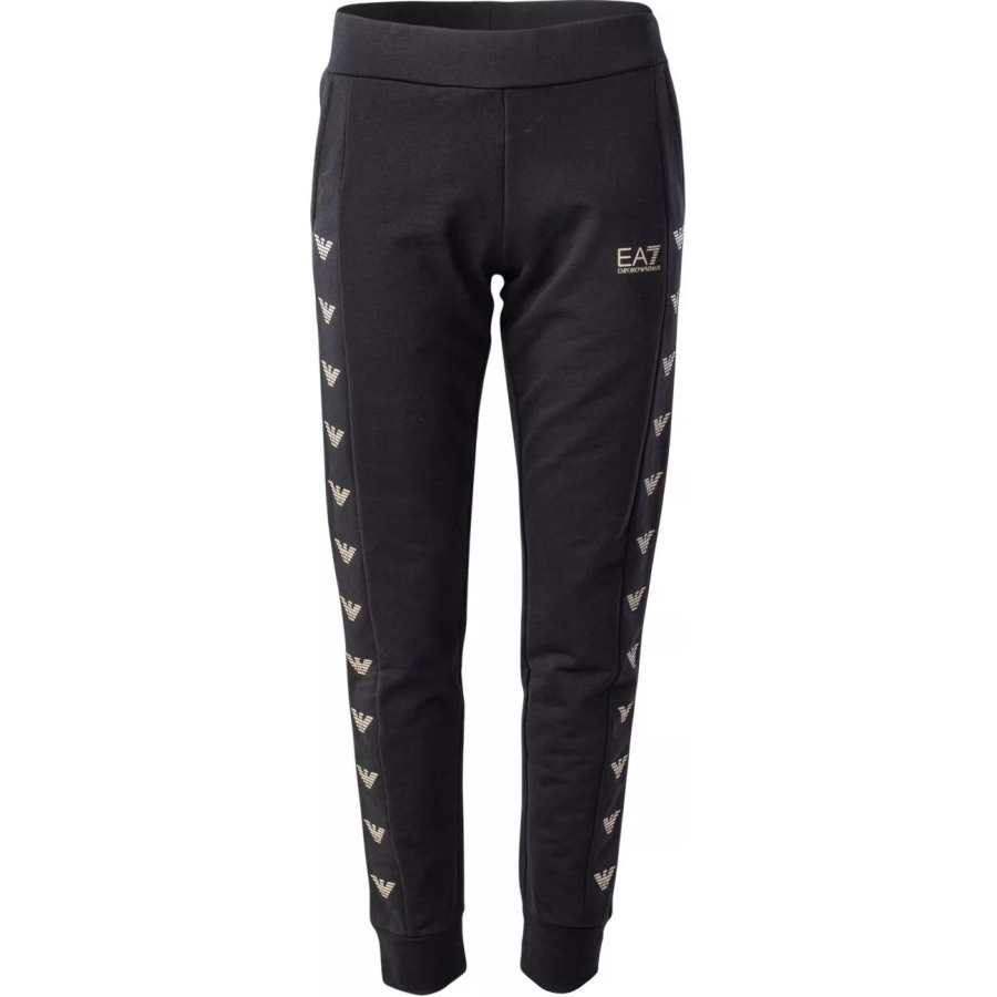 EMPORIO ARMANI EA7 Knitted Sweatpants Women's Black