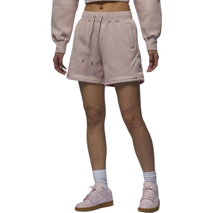 Jordan Jordan Flight Fleece Diamond Casual Shorts Women's Pink