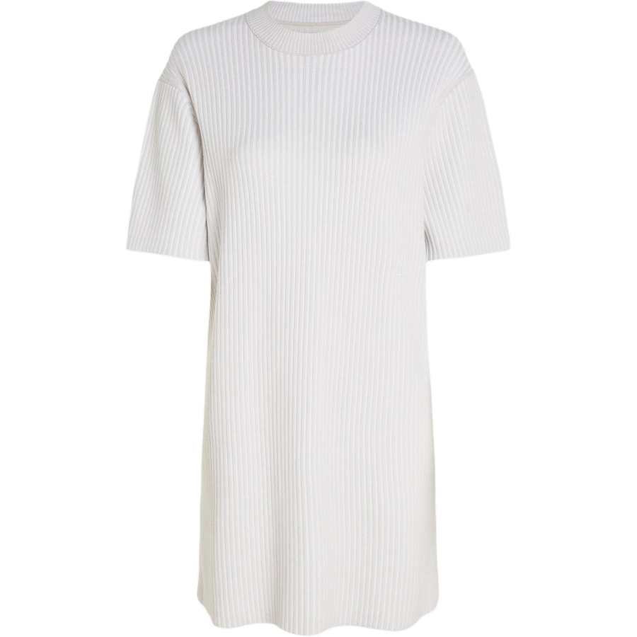 CALVIN KLEIN Short Sleeved Dress Europe Version Women's White