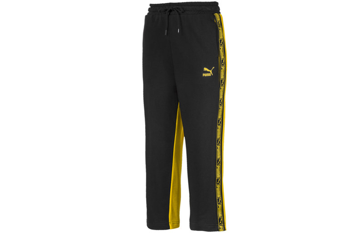 PUMA Knitted Sweatpants Women's Sulfur Yellow