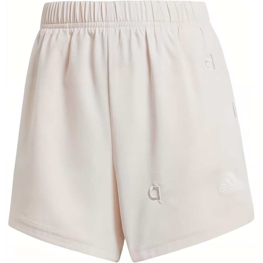 Adidas Adidas Embroidery Woven Loose Shorts Casual Shorts Women's Light Purple