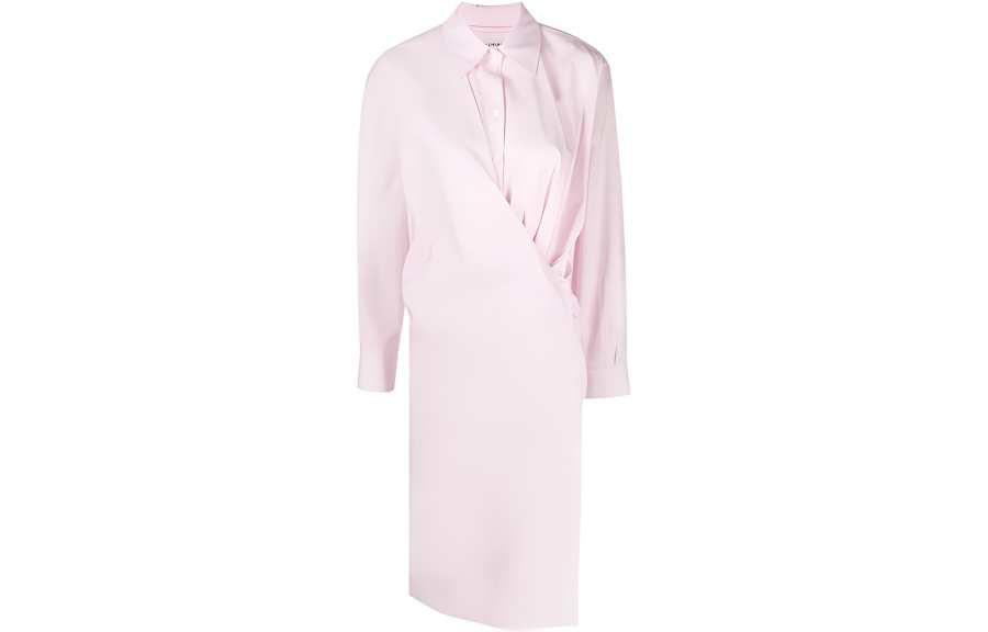 Lemaire Long Sleeved Dresses Women's Pink