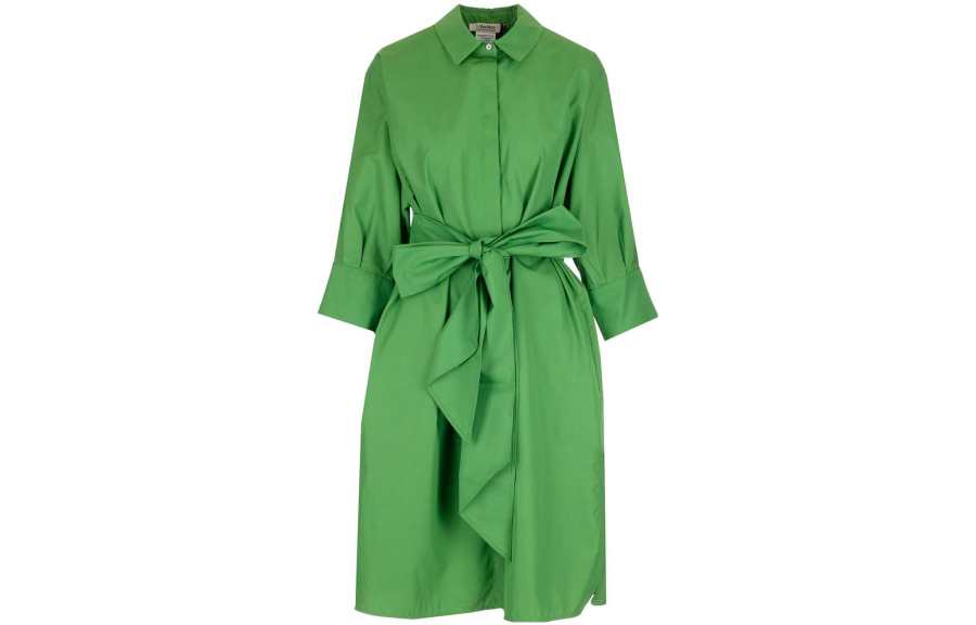 'S MAX MARA Long Sleeved Dress Women's Green