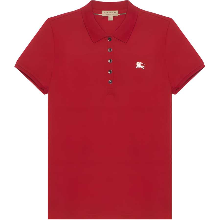 Burberry Short Sleeved Dress Women's Burgundy