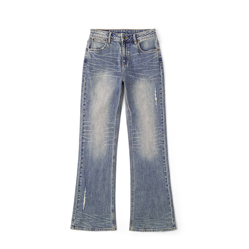 Lee Jeans Women's Vintage Blue Moderate Flared Pants