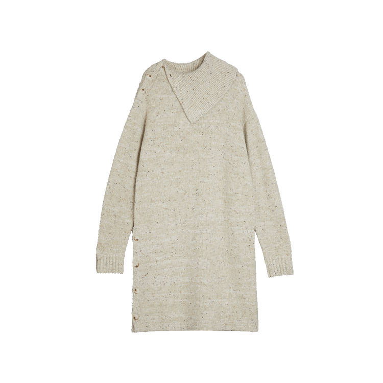 ELLE Long Sleeved Dress Women's Gray Green