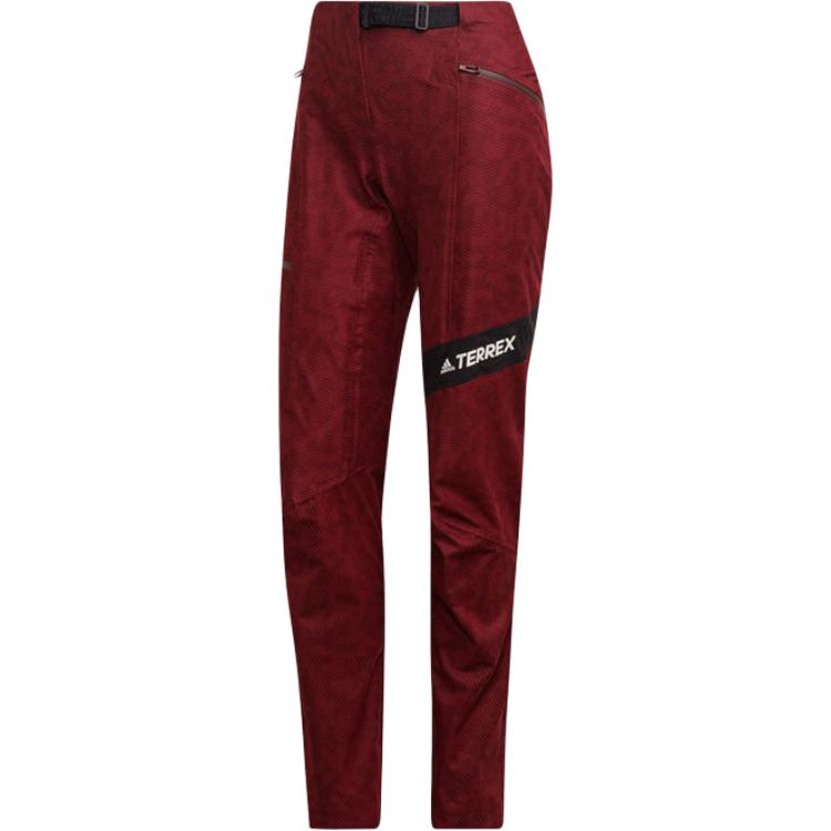 Adidas Adidas Knitted Sweatpants Women's Dark Red