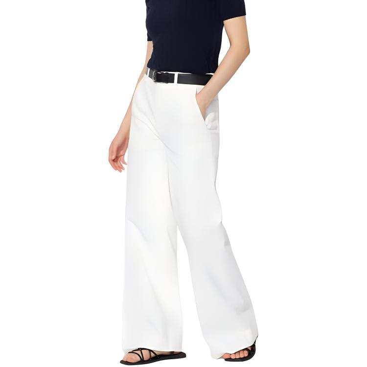UNIQLO Jeans Women's White Moderate Straight Fit Pants