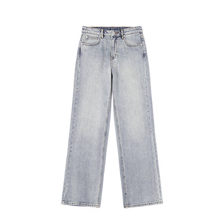 Lee Lee Jeans Women's Light Blue Moderate Straight Fit Pants