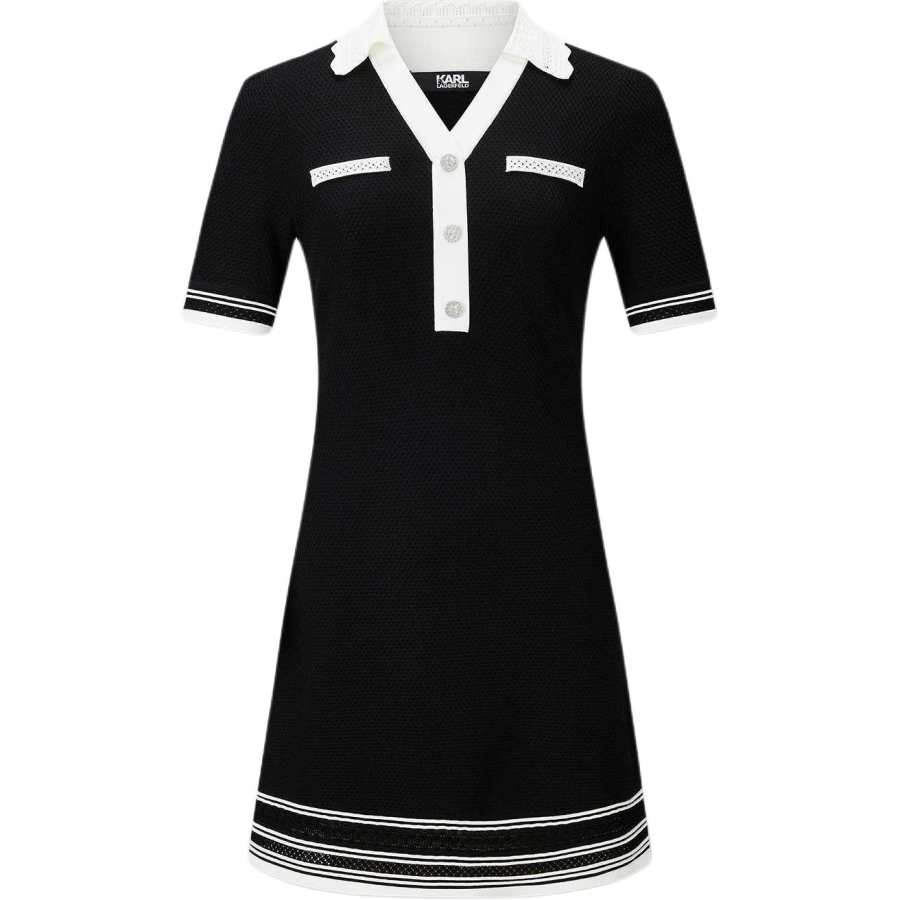 KARL LAGERFELD / Karl Lagerfeld Jeans Short Sleeved Dress Women's Black