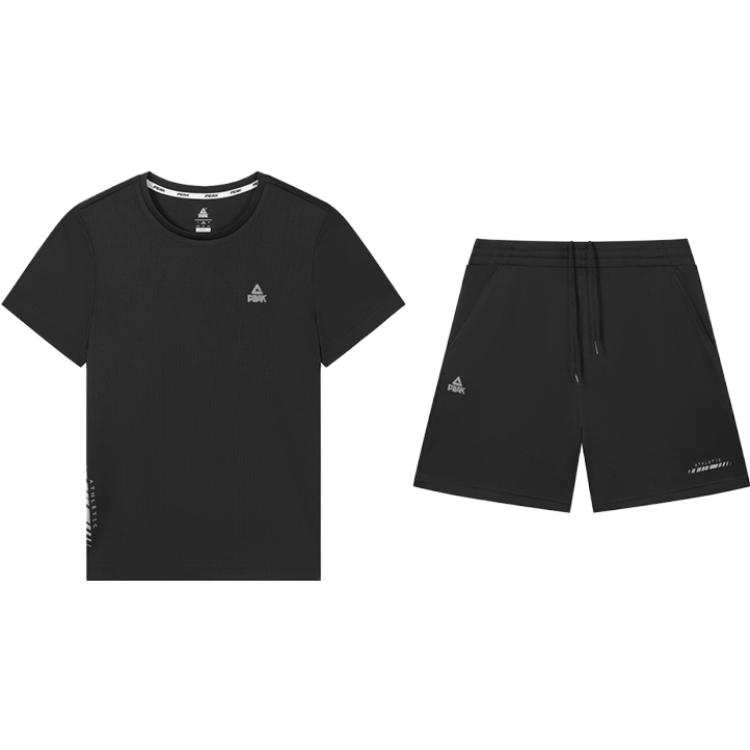 PEAK Casual Suits Women's Crew Neck Moderate Short