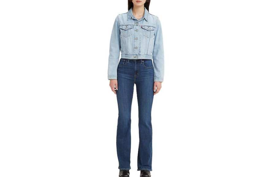 Levis Jeans Women's Dark Blue Moderate Slim Fit Pants