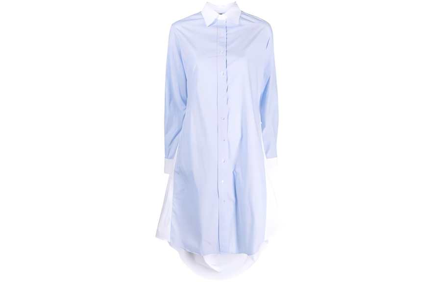 R13 【Best of: PromotionsPrevious Season】tie-embellished cotton shirtdress