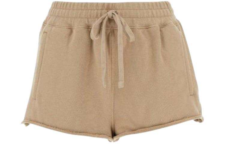 MIU MIU Garment dyed Cotton Fleece Shorts