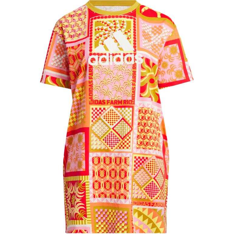 Adidas Adidas Free Shipping With AdiClub Adidas X Farm Rio Slim Dress Plus Size