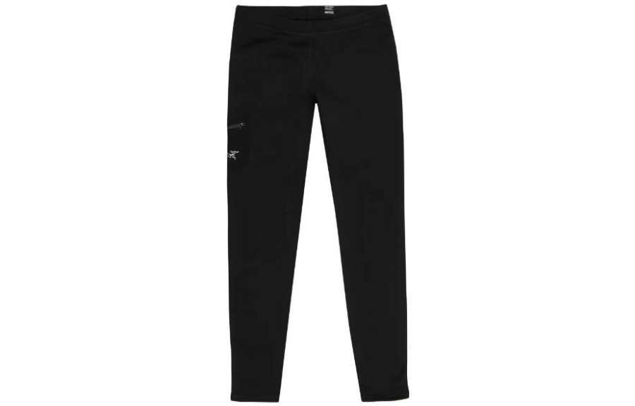 Arcteryx RHO AR Sports Pants Women's Black/Black Thickened