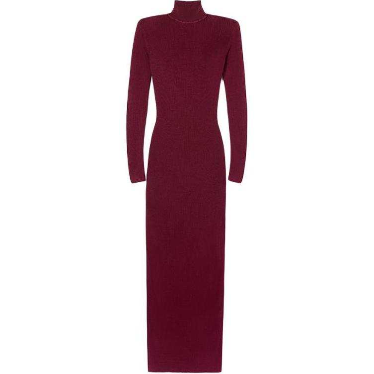 Self-portrait Self portrait New Year Long Sleeved Dress Women's Burgundy
