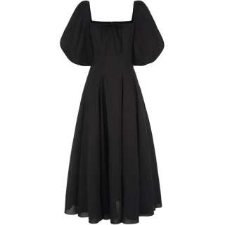Selkie SS24 Short Sleeved Dress Women's Black