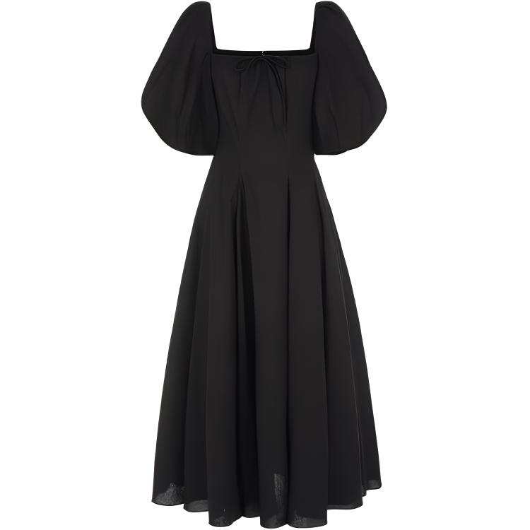 Selkie SS24 Short Sleeved Dress Women's Black