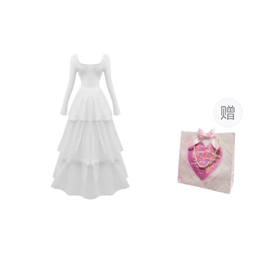 Cosyism Long Sleeved Dress Women's Gift Box Set Included Clothing
