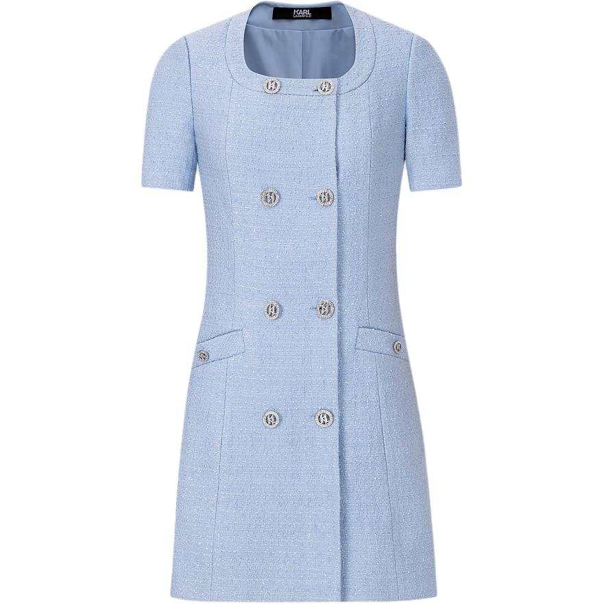 KARL LAGERFELD / Karl Lagerfeld Jeans Short Sleeved Dress Women's Blue
