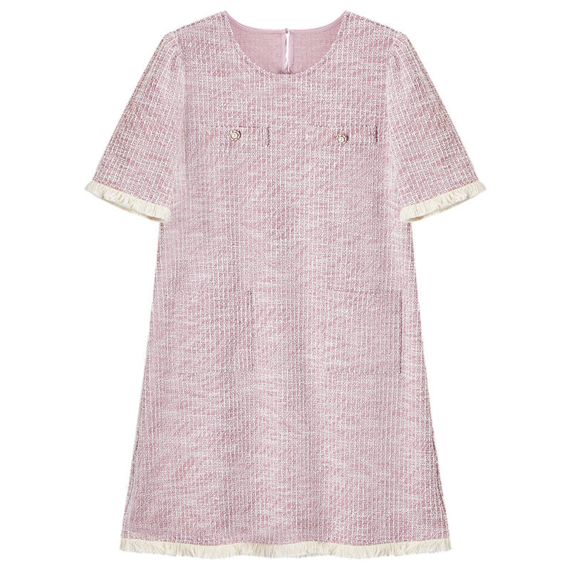 XIANGYING Short Sleeved Dress Women's