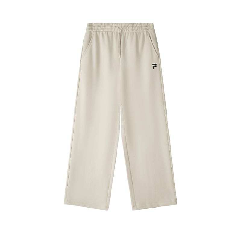 FILA FUSION FOB FW24 Knitted Sweatpants Women's Lotus Bean Gray