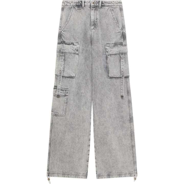 Nike Nike Jeans Women's Light Gray Moderate Cargo Pants