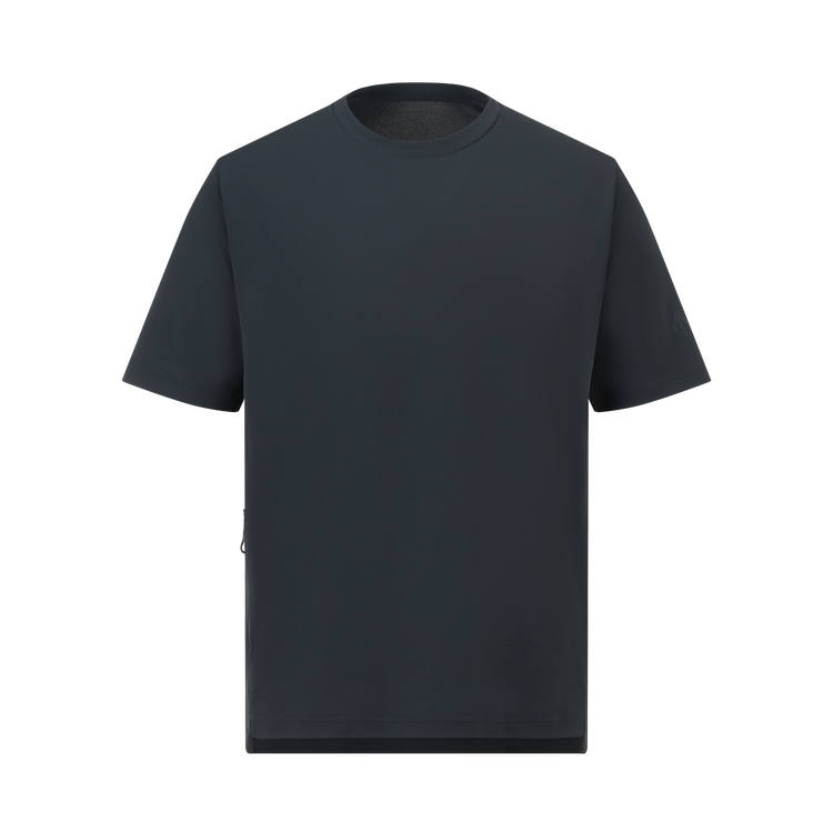 DESCENTE DESCENTE BLEU T Shirts Men's Crew Neck Moderate