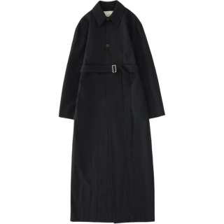 Studio Nicholson Mor belted point-collar midi dress