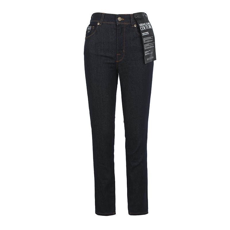 VERSACE JEANS COUTURE Jeans Women's Dark Blue Moderate Pencil Pants