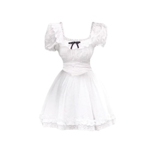 Dear Zhazha Short Sleeved Dress Women's White