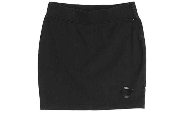 Converse Casual Short Skirts Women's Ink Black Moderate Short Bodycon Skirt