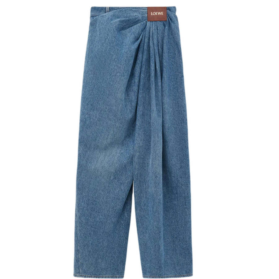 LOEWE LOEWE Draped Jeans 'Indigo Blue'