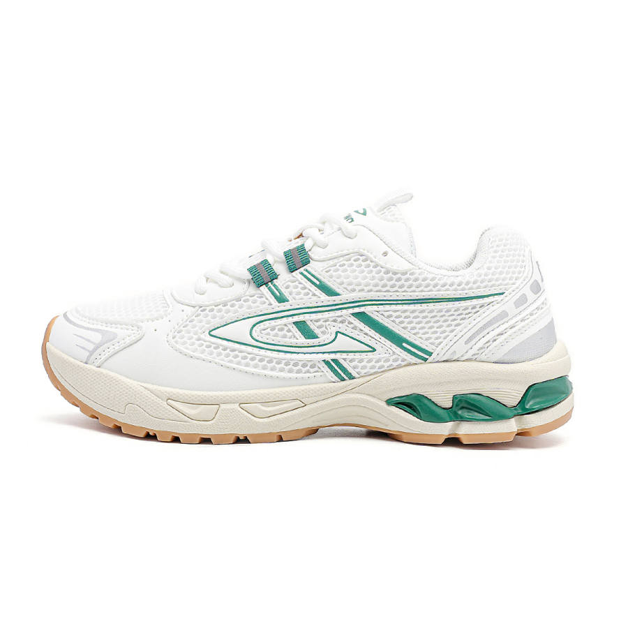 DEERWAY Low top Casual Shoes Women's White Green