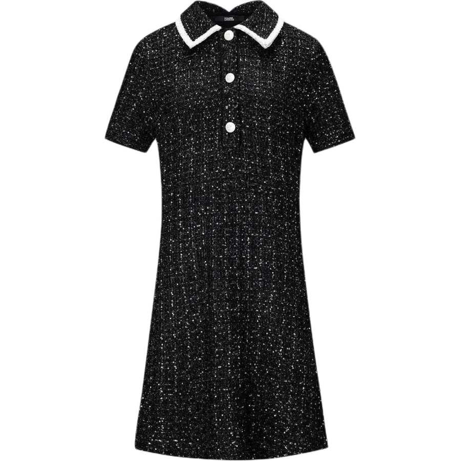 KARL LAGERFELD / Karl Lagerfeld Jeans Short Sleeved Dress Women's Black