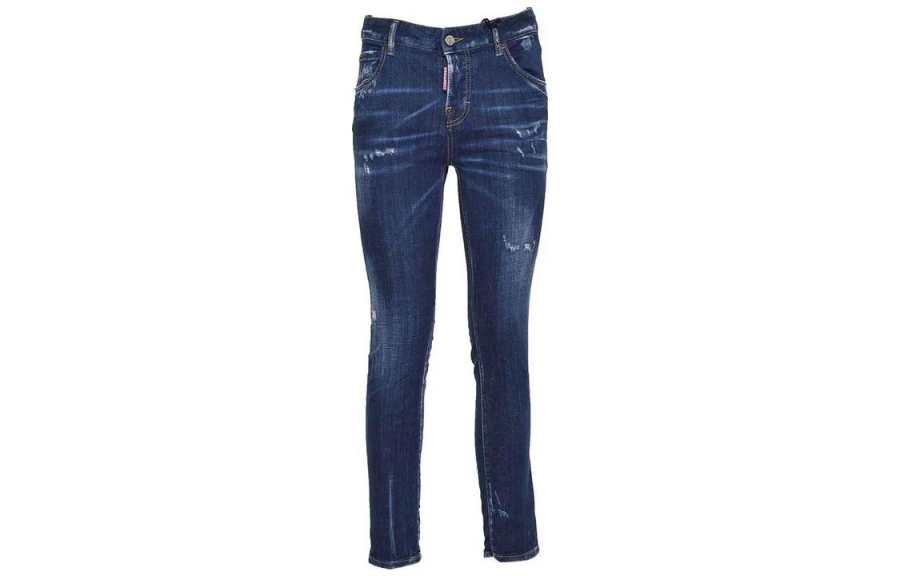 DSQUARED 2 Dsquared2 Distressed Mid Rise Jeans