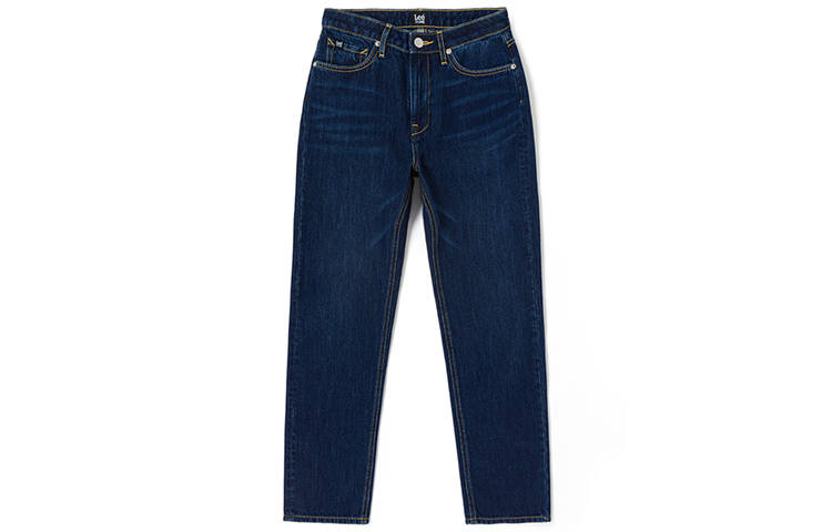 Lee Xline Jeans Women's Dark Blue Moderate Straight Fit Pants