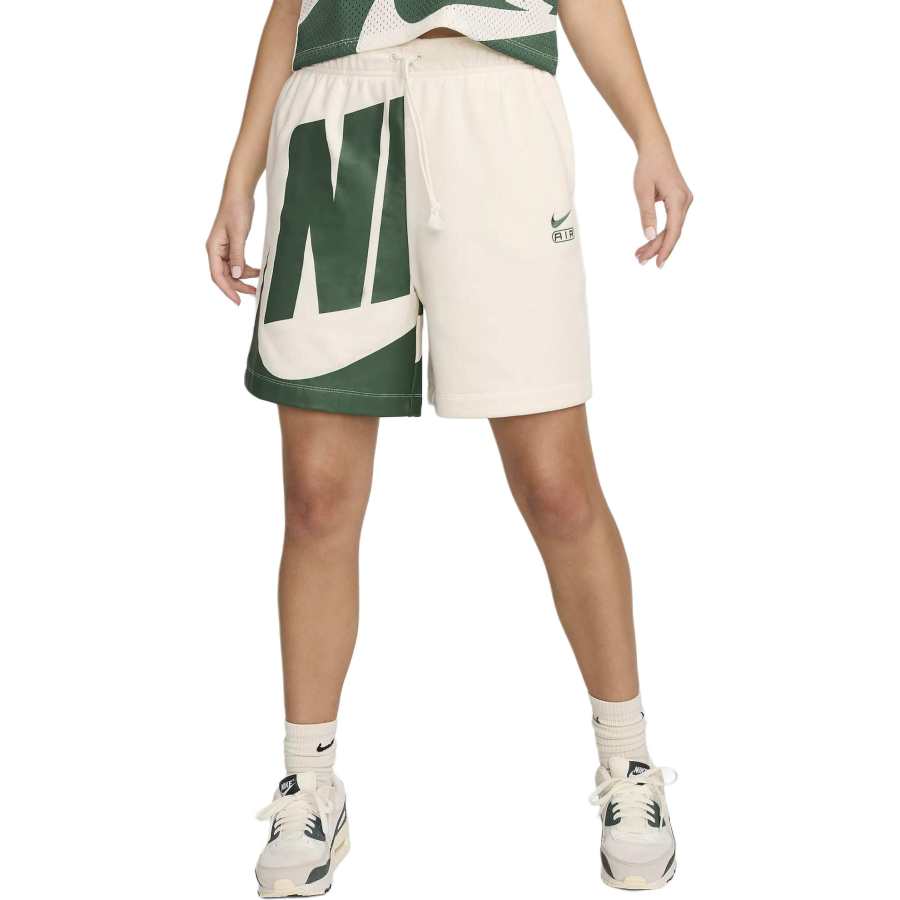 Nike Nike Women's Mid Rise 6' French Terry Shorts Casual Shorts Women's Light Ivory White