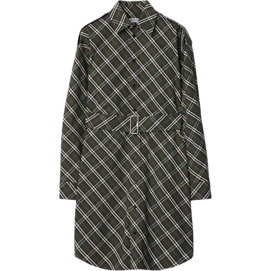 Burberry SS25 Long Sleeved Dress Women's Brown