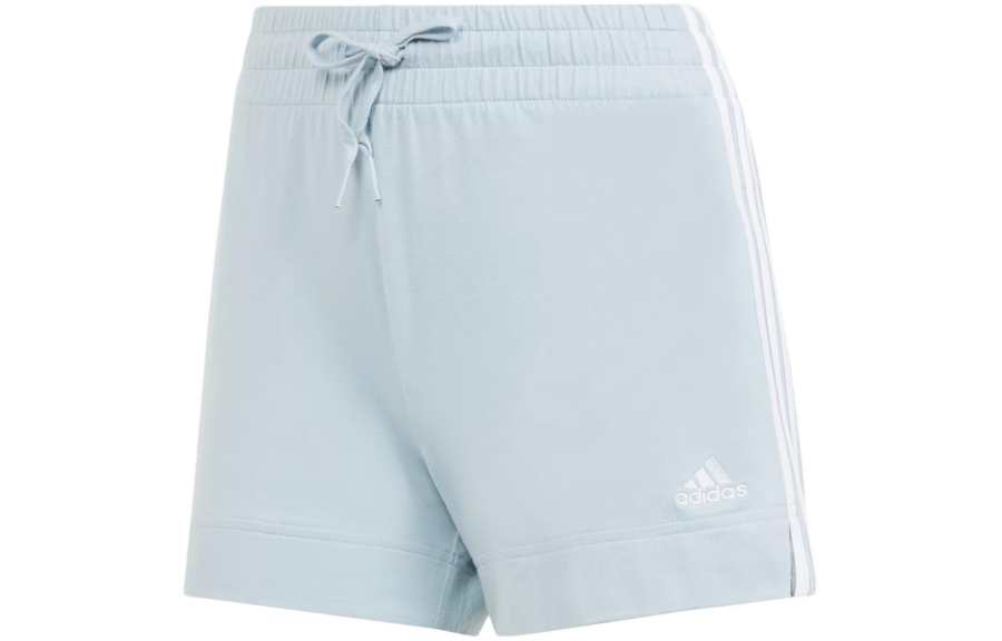 Adidas Adidas Essentials Slim 3 Stripes Shorts Casual Shorts Women's Blue