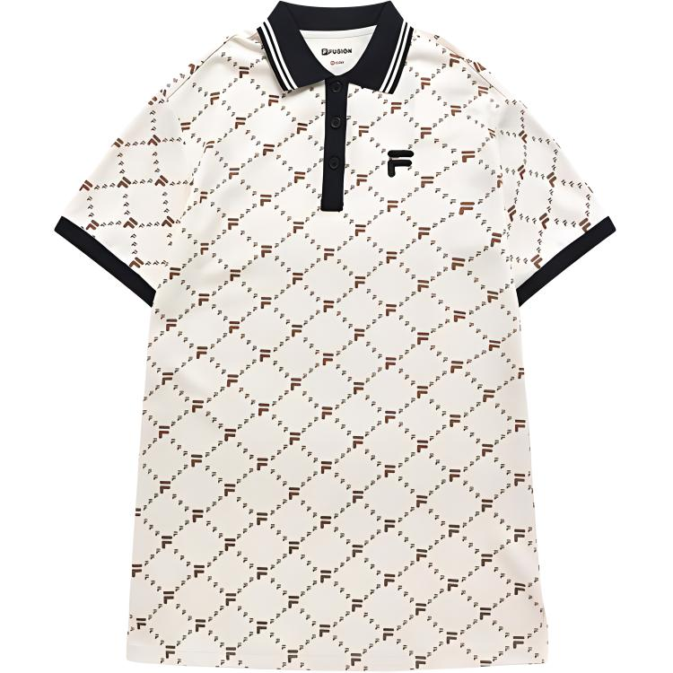 FILA FUSION FOB Short Sleeved Dress Women's Lactose Color