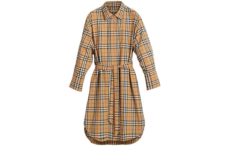 Burberry Casual Long Skirt Women's Classical Style Yellow