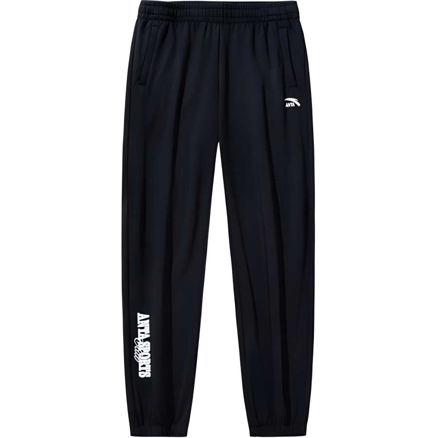 Anta Life Collection Knitted Sweatpants Women's Basic Black