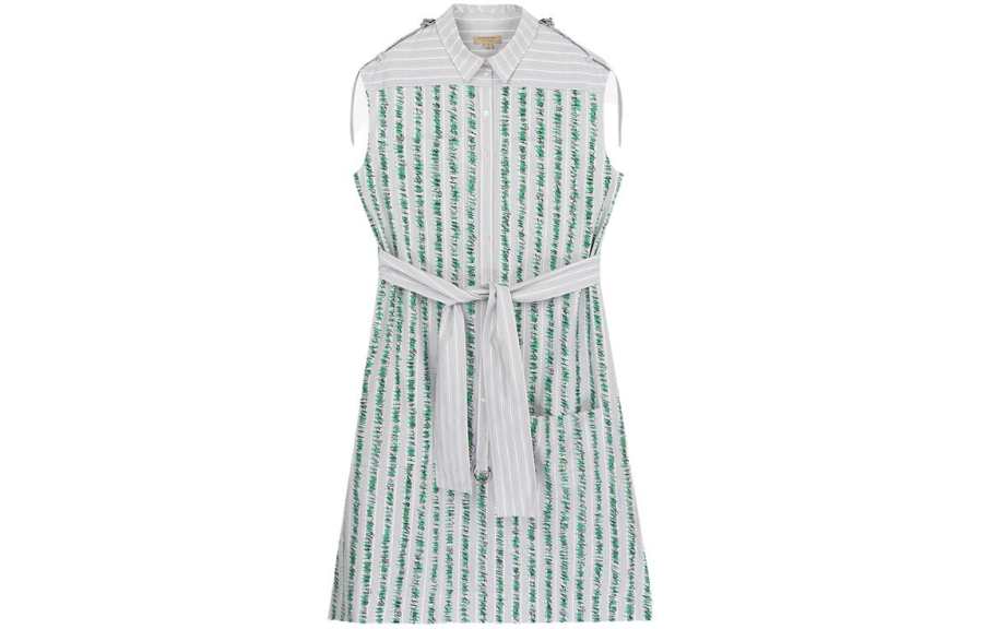 Burberry Sleeveless Dress Women's Multicolor
