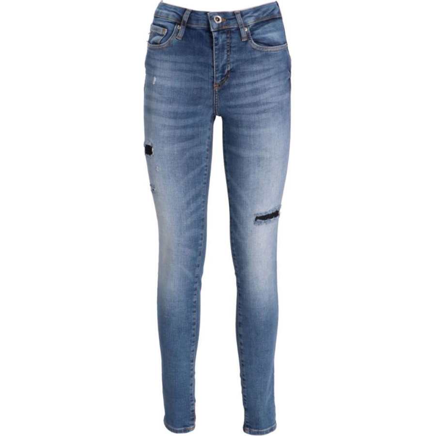 ARMANI EXCHANGE Armani Exchange distressed skinny jeans
